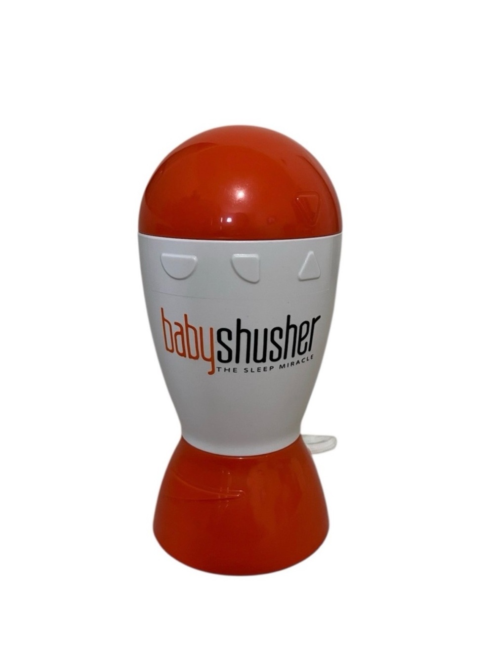 Never opened in the box! Baby Shusher Orange and White Infant Sleep Soother